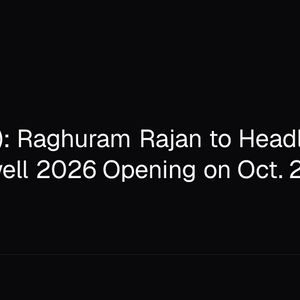XRP (XRP): Raghuram Rajan to Headline Ripple Swell 2026 Opening on Oct. 27