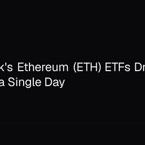 BlackRock's Ethereum (ETH) ETFs Drew $74.2 Million in a Single Day