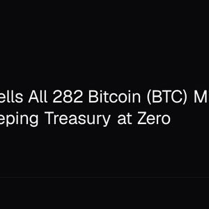 Bitdeer Sells All 282 Bitcoin (BTC) Mined Last Week, Keeping Treasury at Zero