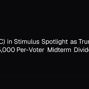 Bitcoin (BTC) in Stimulus Spotlight as Trump Pledges $5,000 Per-Voter Midterm Dividend