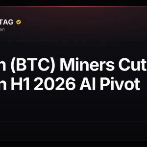 Bitcoin (BTC) Miners Cut 56 EH/s in H1 2026 AI Pivot
