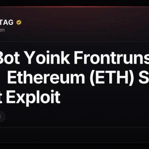 MEV Bot Yoink Frontruns $7.8M Ethereum (ETH) Safe Wallet Exploit