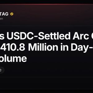 Circle's USDC-Settled Arc Chain Logs $410.8 Million in Day-One DEX Volume