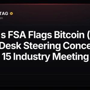 Japan's FSA Flags Bitcoin (BTC) Sales-Desk Steering Concerns at July 15 Industry Meeting