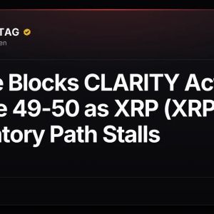 Senate Blocks CLARITY Act Cloture 49-50 as XRP (XRP) Regulatory Path Stalls