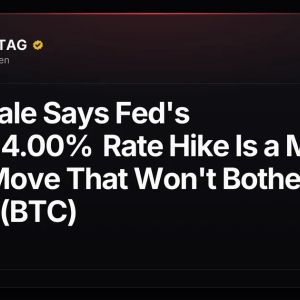 Grayscale Says Fed's 3.75%-4.00% Rate Hike Is a Mid-Cycle Move That Won't Bother Bitcoin (BTC)