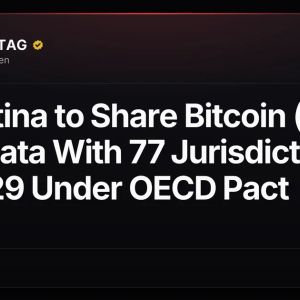 Argentina to Share Bitcoin (BTC) User Data With 77 Jurisdictions by 2029 Under OECD Pact