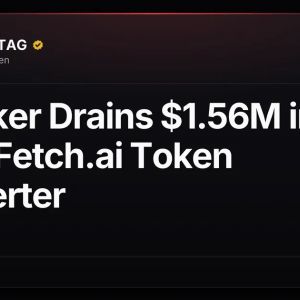 Attacker Drains $1.56M in FET From Fetch.ai Token Converter