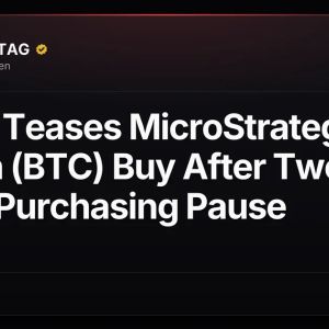 Saylor Teases MicroStrategy Bitcoin (BTC) Buy After Two-Week Purchasing Pause