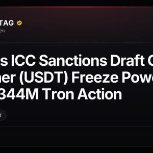 Trump's ICC Sanctions Draft Counts on Tether (USDT) Freeze Powers After $344M Tron Action