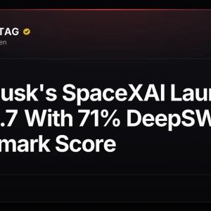 Elon Musk's SpaceXAI Launches Grok 4.7 With 71% DeepSWE Benchmark Score