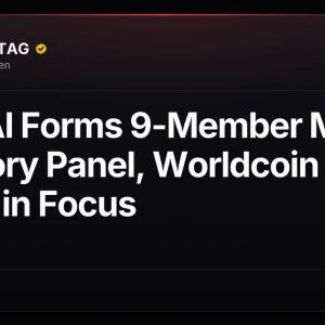 OpenAI Forms 9-Member Math Advisory Panel, Worldcoin (WLD) in Focus