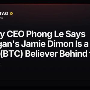Strategy CEO Phong Le Says JPMorgan's Jamie Dimon Is a Bitcoin (BTC) Believer Behind the Scenes