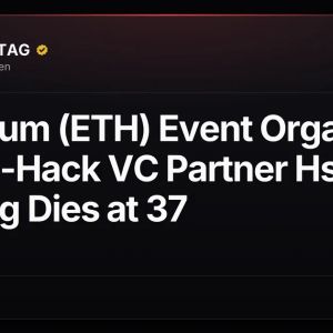 Ethereum (ETH) Event Organizer and Ex-Hack VC Partner Hsin-Ju Chuang Dies at 37
