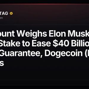 Paramount Weighs Elon Musk Equity Stake to Ease $40 Billion Ellison Guarantee, Dogecoin (DOGE) in Focus
