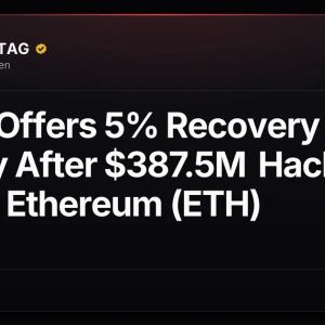 Bitget Offers 5% Recovery Bounty After $387.5M Hack Hitting Ethereum (ETH)