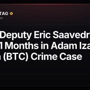 Ex-LA Deputy Eric Saavedra Gets 21 Months in Adam Iza Bitcoin (BTC) Crime Case
