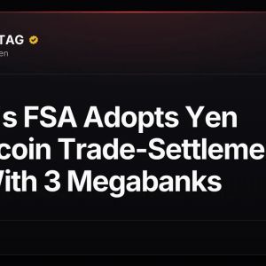 Japan's FSA Adopts Yen Stablecoin Trade-Settlement Pilot With 3 Megabanks