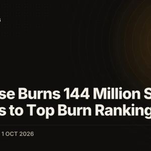 Coinbase Burns 144 Million SHIB in 30 Days to Top Burn Ranking