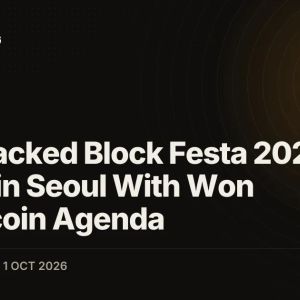 Kaia-Backed Block Festa 2026 Opens in Seoul With Won Stablecoin Agenda