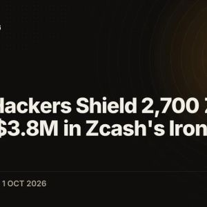 Bitget Hackers Shield 2,700 ZEC Worth $3.8M in Zcash's Ironwood Pool