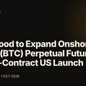 Robinhood to Expand Onshore Bitcoin (BTC) Perpetual Futures After 8-Contract US Launch