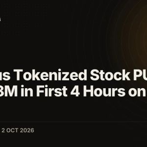 Powerus Tokenized Stock PUSA Logs $8M in First 4 Hours on Solana (SOL)
