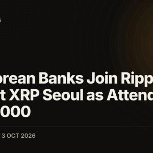 Four Korean Banks Join Ripple on Stage at XRP Seoul as Attendance Tops 5,000