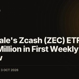 Grayscale's Zcash (ZEC) ETF Sheds $93.6 Million in First Weekly Outflow