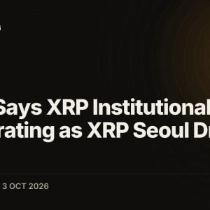 Ripple Says XRP Institutional Use Is Accelerating as XRP Seoul Draws 5,500