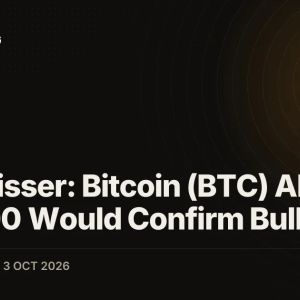 Jordi Visser: Bitcoin (BTC) Above $82,000 Would Confirm Bull Trend