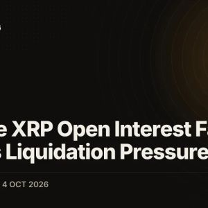Binance XRP Open Interest Falls 32% as Liquidation Pressure Eases