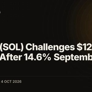 Solana (SOL) Challenges $124 Barrier After 14.6% September Rally