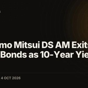 Sumitomo Mitsui DS AM Exits French Bonds as 10-Year Yield Hits 4.96%