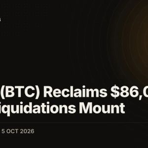 Bitcoin (BTC) Reclaims $86,000 as Short Liquidations Mount