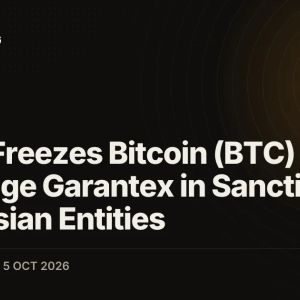 Japan Freezes Bitcoin (BTC) Exchange Garantex in Sanctions on 33 Russian Entities