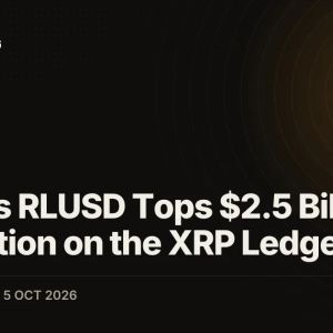 Ripple's RLUSD Tops $2.5 Billion in Circulation on the XRP Ledger