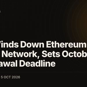 Blast Winds Down Ethereum (ETH) Layer 2 Network, Sets October 26 Withdrawal Deadline