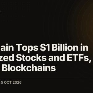 BNB Chain Tops $1 Billion in Tokenized Stocks and ETFs, a First Among Blockchains