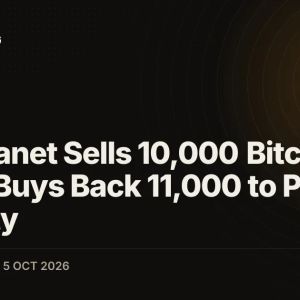 Metaplanet Sells 10,000 Bitcoin (BTC), Buys Back 11,000 to Prove Liquidity