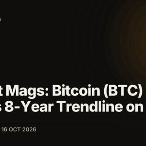Analyst Mags: Bitcoin (BTC) Retests 8-Year Trendline on Friday