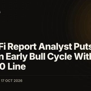 The DeFi Report Analyst Puts 90% Odds on Early Bull Cycle With $75,000 Line