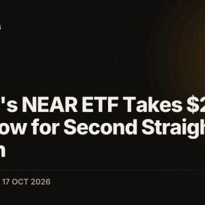 Bitwise's NEAR ETF Takes $2.61M Net Inflow for Second Straight Session