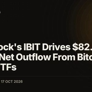 BlackRock's IBIT Drives $82.4 Million Net Outflow From Bitcoin (BTC) ETFs