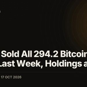 Bitdeer Sold All 294.2 Bitcoin (BTC) Mined Last Week, Holdings at Zero