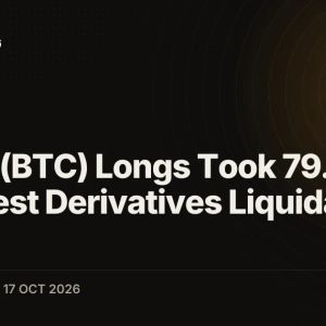 Bitcoin (BTC) Longs Took 79.5% of the Latest Derivatives Liquidation Wave