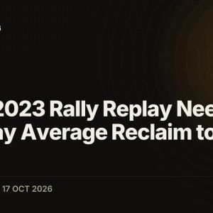 XRP's 2023 Rally Replay Needs a 200-Day Average Reclaim to Reach $3.20