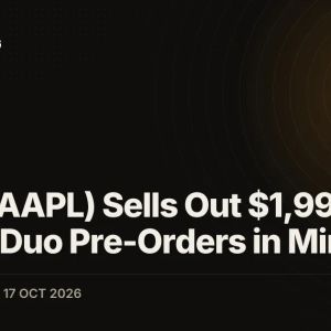 Apple (AAPL) Sells Out $1,999 iPhone Duo Pre-Orders in Minutes