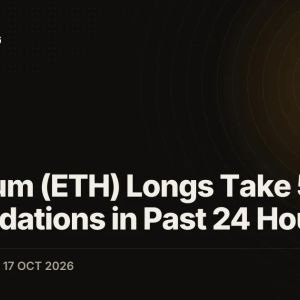 Ethereum (ETH) Longs Take 59.6% of Liquidations in Past 24 Hours
