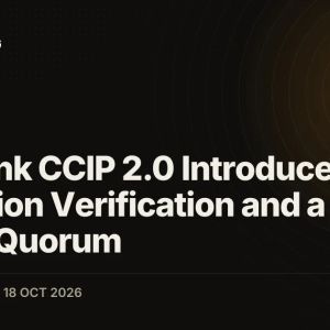 Chainlink CCIP 2.0 Introduces Per-Institution Verification and a 3-of-5 Signer Quorum
